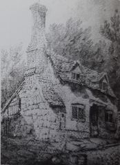 Cottage at top of High Street c1840